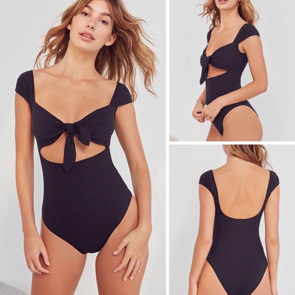 Out From Under Wanda Tie Front Bodysuit